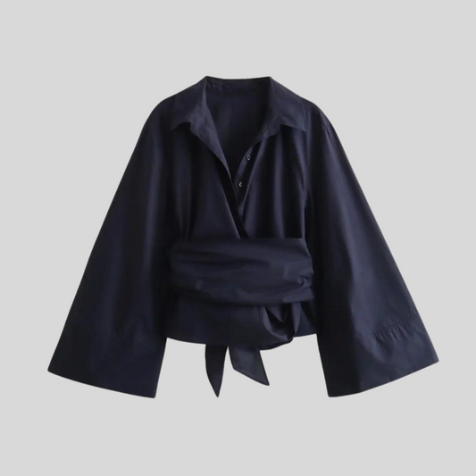 Dam Topp Festtoppar Elegant Mjuk Polyester-1