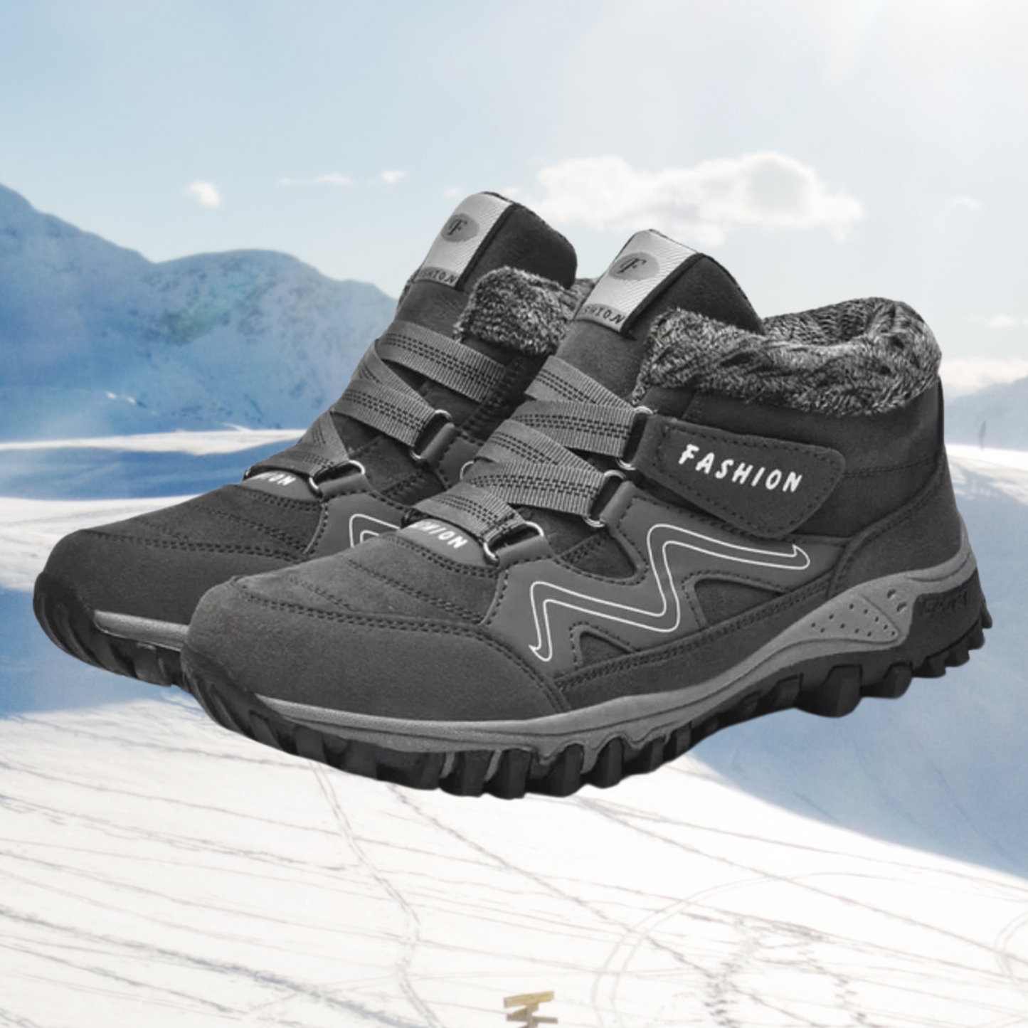 Variant image for Vinterstövlar Dam Fodrade Konstpäls med Gummisulor-22