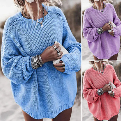 Kvinnors Kusttröja Avslappnad Lätt Material-2