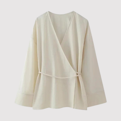 Variant image for Kvinnors Skjorta Avslappnad Bomull-13