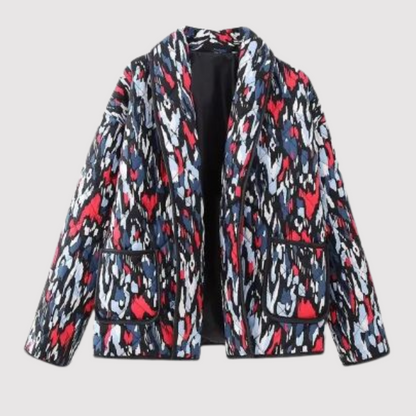 Damjacka Quiltad Lång Ärmar Polyester Normal Passform-5