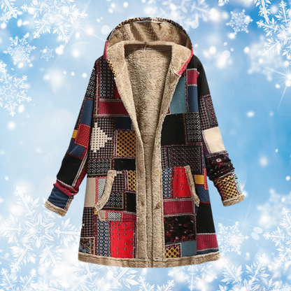 Variant image for Dam Hoodie Unika Mönster Bekväm Bomullsblandning-33