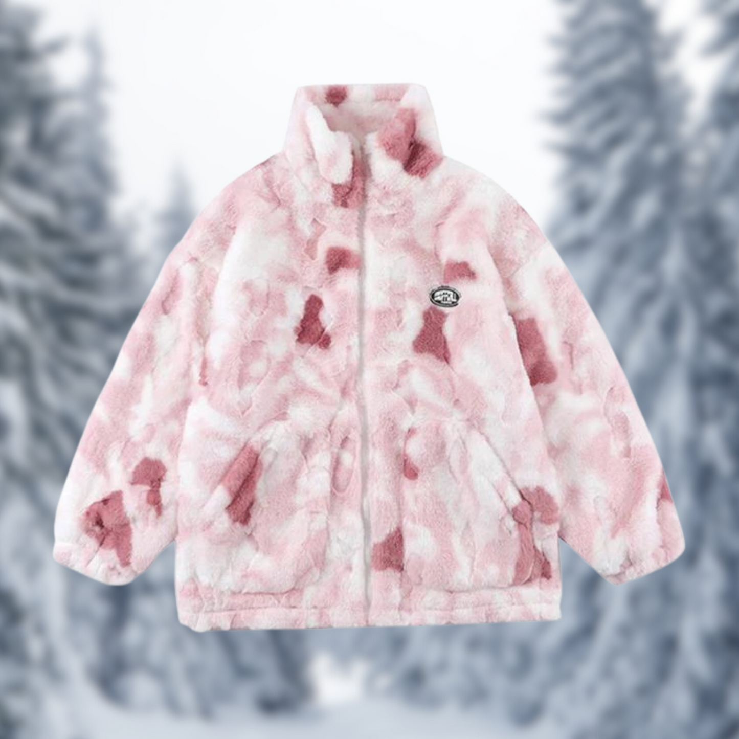 Damjacka Vattentålig Tie Dye Modern Jacka för Dam 3