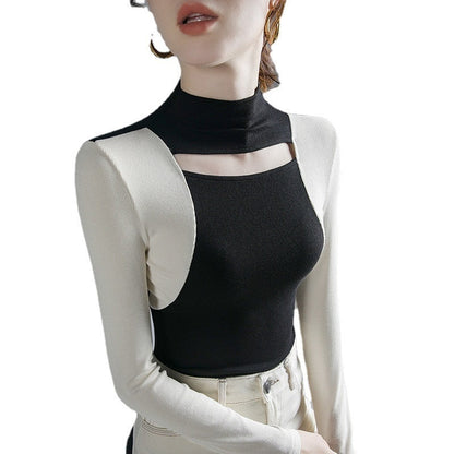 Dam Blus Turtleneck Viskosblandning 5