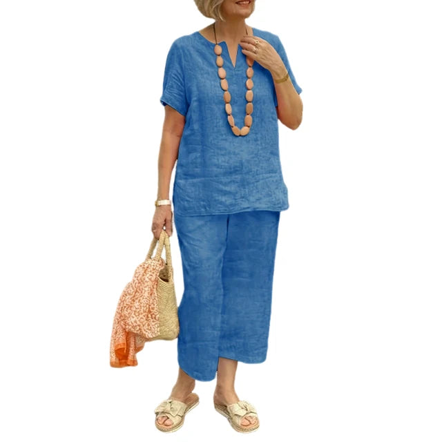 Variant image for Snygga Byxor Dam Avslappnad Bomull-2