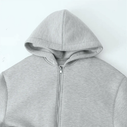 Dunväst Dam Hoodie i Bomull och Polyester-5