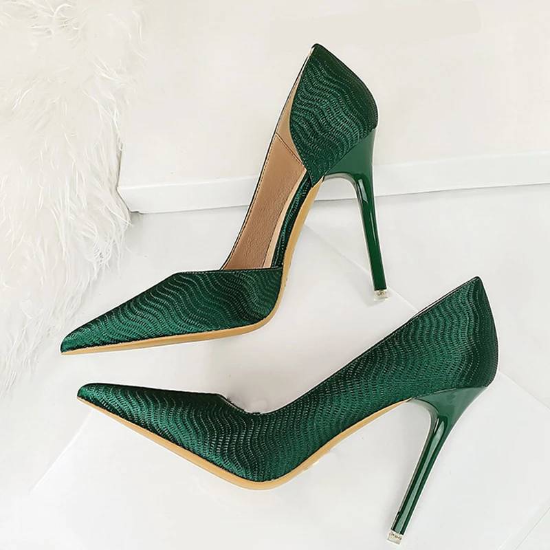 Variant image for Dam Stilettskor PU Design Gummisula Elegant Extra Hög Klack-21