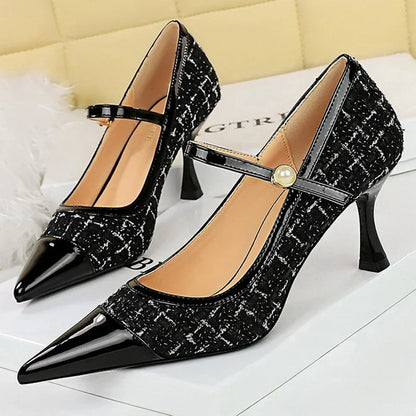 Variant image for Dam Skor Stiletto Elegant PU-material Högklackade-28
