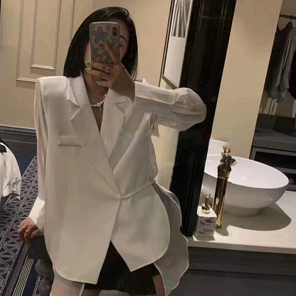 Variant image for Dam Blazer Lång Ärmar Tidlös Bomull-3