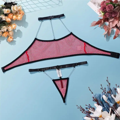 Variant image for Damunderkläder Set Monokrom Spandex Snygga Underkläder-5