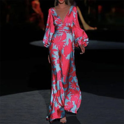 Variant image for Dam Långklänning Elegant Polyester för Fest-1