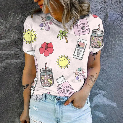 Kvinnors Kort Klänning Luftig Design 100% Bomull - Perfekt Sommarklänning för Fest och Vardag-1