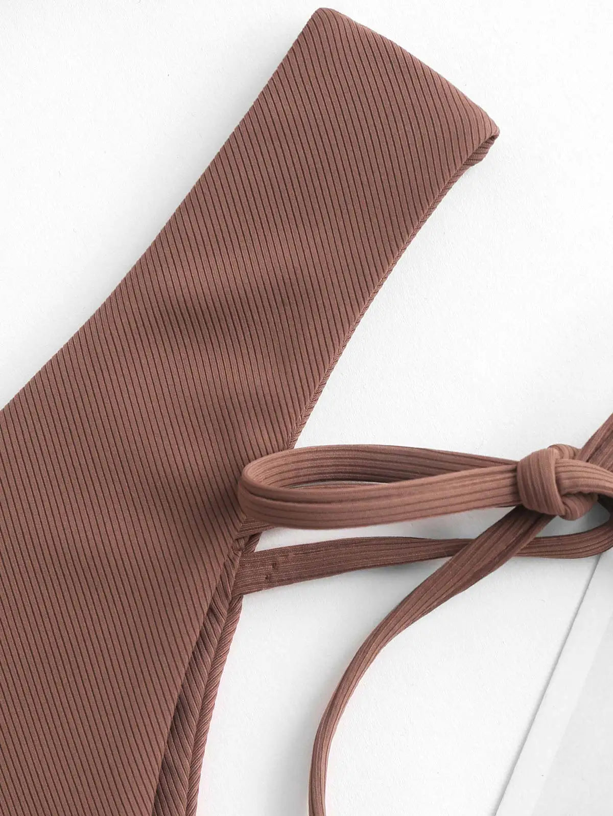 Dam Ribbad Topp Normal Passform 100% Bomull-4