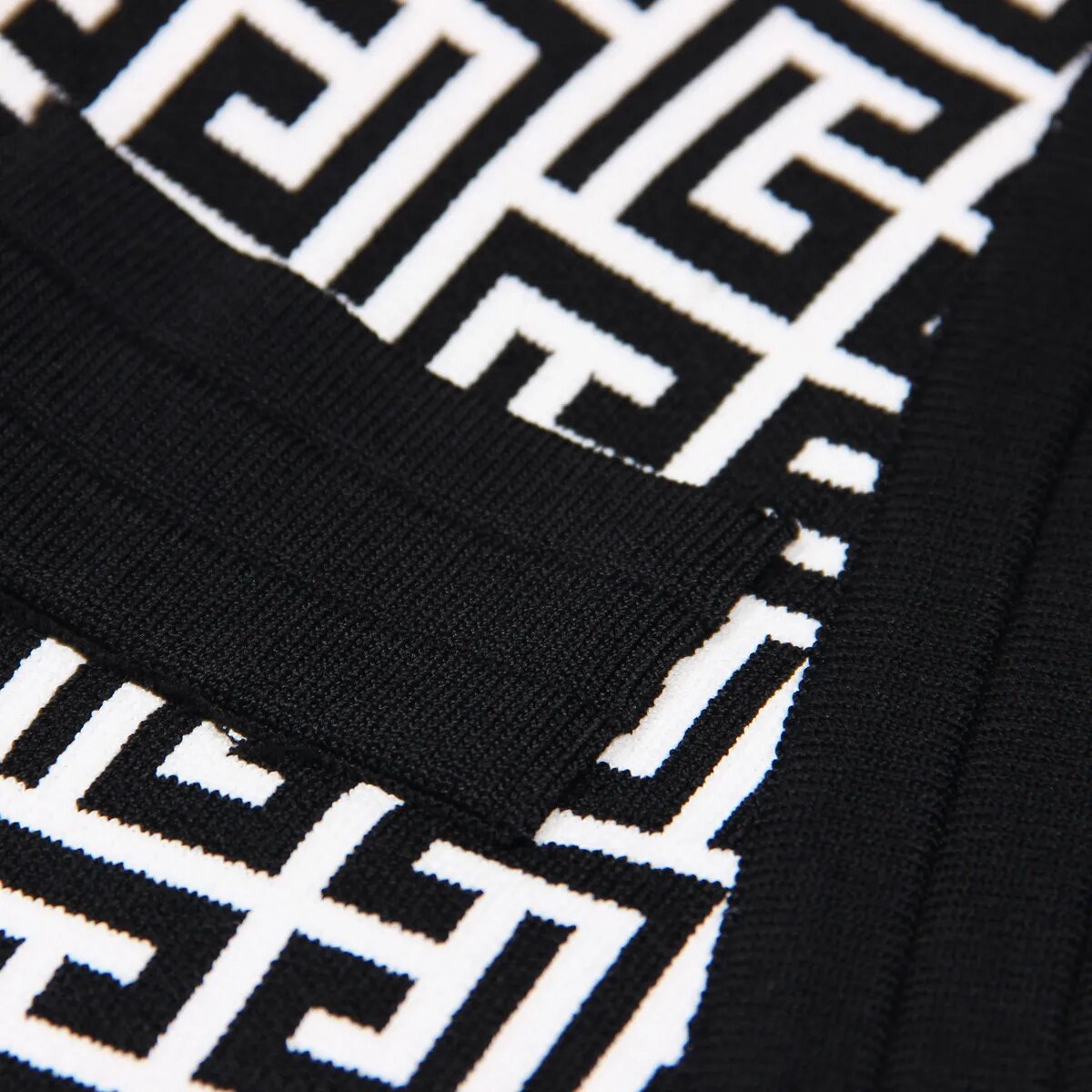 Dam Kofta Mönstrad Viskos Casual med Lång Ärmar och V-Hals-4