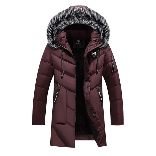 Dam Vinterjacka Parka Fleecefoder Organisk Bomull Återvunnen Polyester-1