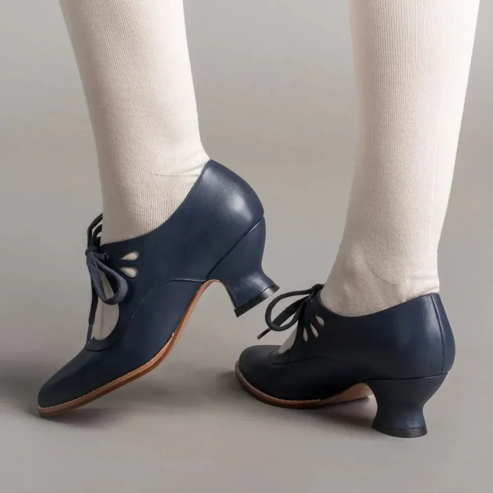 Dam Skor Spetsig Tå Medelhög Häl PU-material Elegant Komfort-6