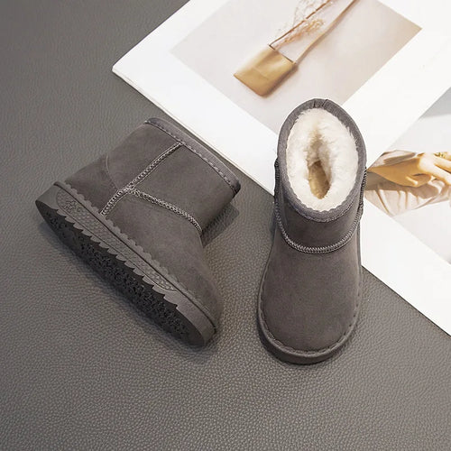 Barn Snuggs Vinter Mjuk Fodring Trendig Design-1