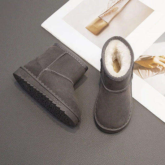 Barn Snuggs Vinter Mjuk Fodring Trendig Design-1