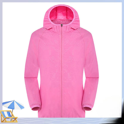 Variant image for Unisex Regnjacka Vindtät Vattentät Polyester Med Justerbar Huva-22