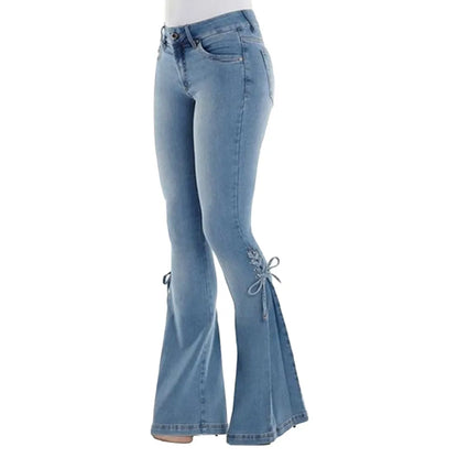 Variant image for Damjeans Hög Midja Stretch Slim Fit Polyester-33