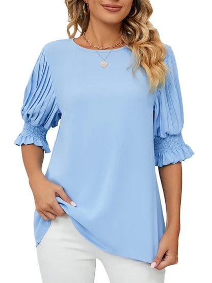 Fina Dam Klänningar Kort Modern Design 100% Bomull-1