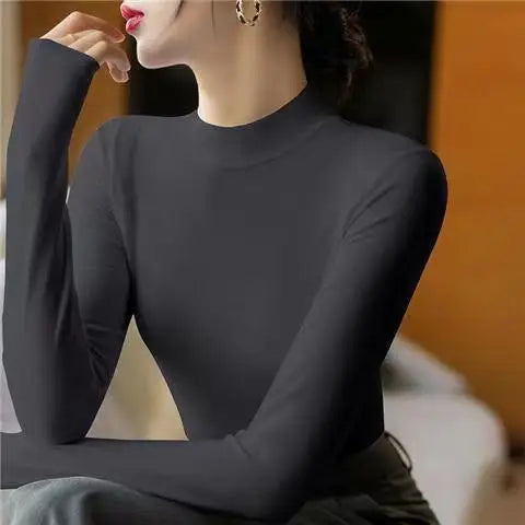 Herr T-shirt Långärmad Månsken Design Bomullsblandning 8