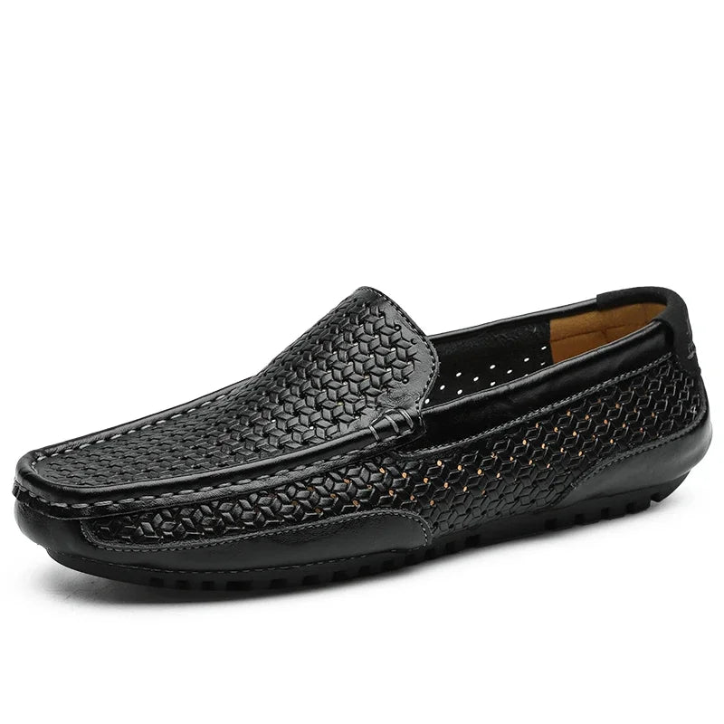 Herrskor Loafers Läder Klassisk Stil Komfortabel Design-6