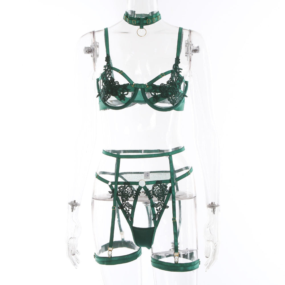 Variant image for Damunderkläder Set Transparent Linne Snygga Sexiga Damunderkläder-1