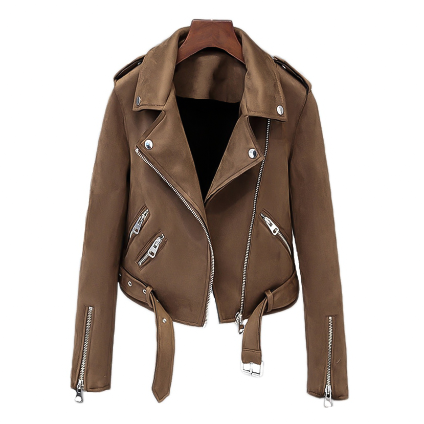 Damjacka Modern Elegant Polyester Jacka för Dam-4