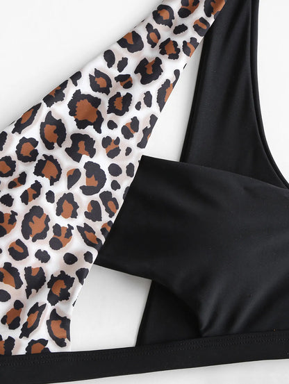 Dam Ankelring Leopardmönster Polyester-5