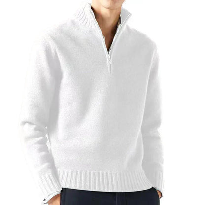 Variant image for Herr Tröja Rollkrage Kvart-Zipper Akryl Modern Design-37