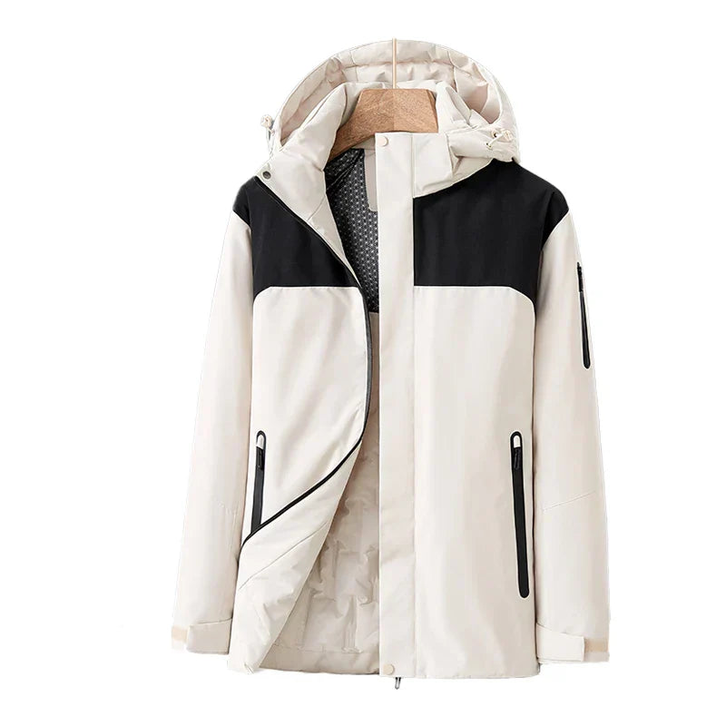 Variant image for Herr Fleecejacka Vindtät och Vattentät Fleece för Utomhusaktiviteter-33
