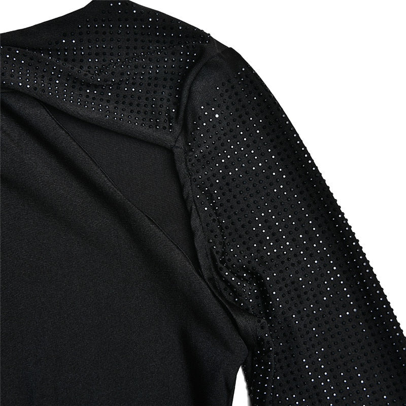 Lång Klänning Dam Empire Spandex Maxi Klänning Vristlängd Elegant Festklänning-6