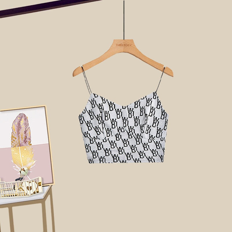 Variant image for Dam Hosen Set Löst Snitt Polyester V-ringad Hög Midja-31