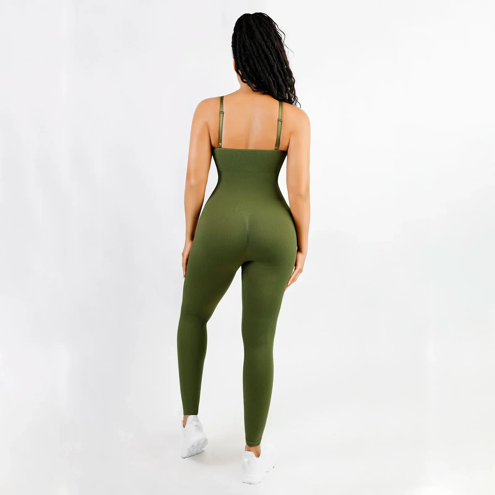 Dam Jumpsuit Rökfylld Nylon Spandex-4