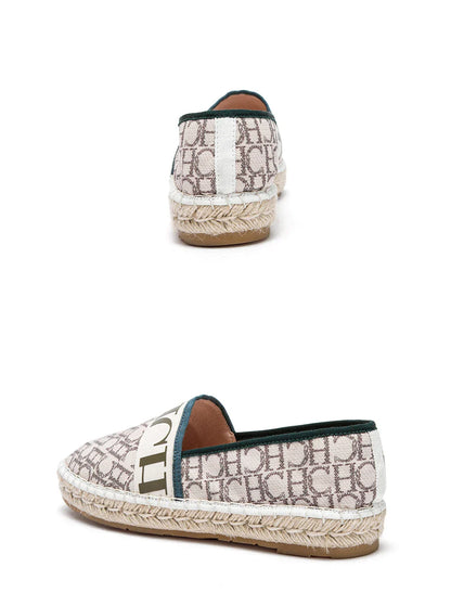 Kvinnors Espadriller Slip-On Rund Tå PU Material-5