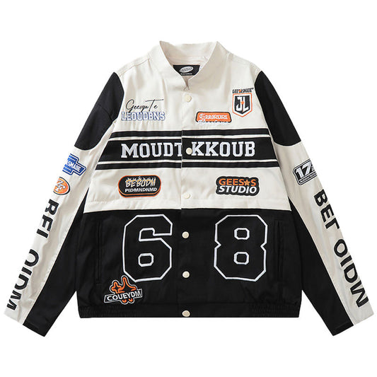 Herrjacka Basebolljacka Trendig Polyester-1