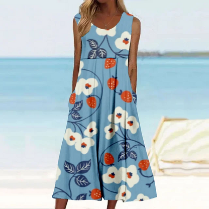 Variant image for Kvinnors Avslappnad Klänning Polyester Elegant Design-6