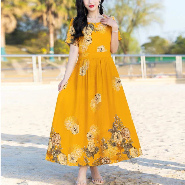 Variant image for Damklänning Sportig Stil Polyester för Eleganta Tillfällen-1