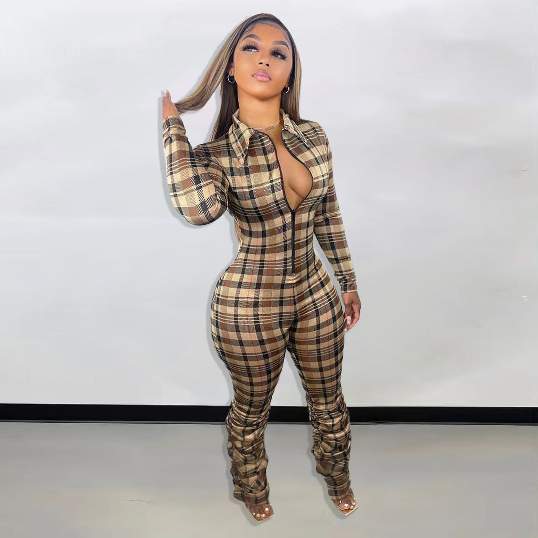 Dam Jumpsuit Utmanande Design Polyesterkomfort 5