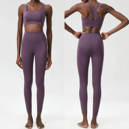 Variant image for Dam Leggings Set Sportig Ärmlös Nylon Spandex-13