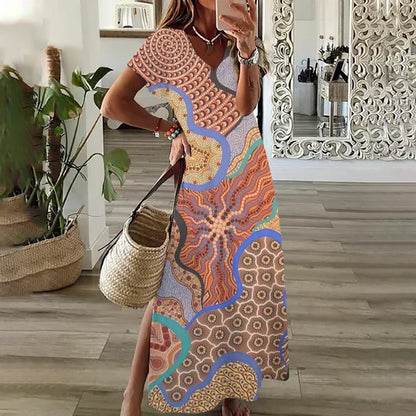 Variant image for Kvinna Lätt Klänning Minimalistisk 100% Bomull-23