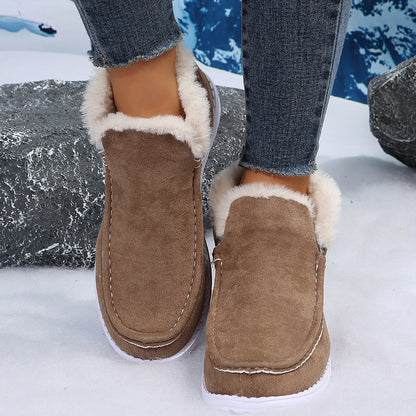 Dam Snöstövlar Trendig Design Gummisulor Syntet-5