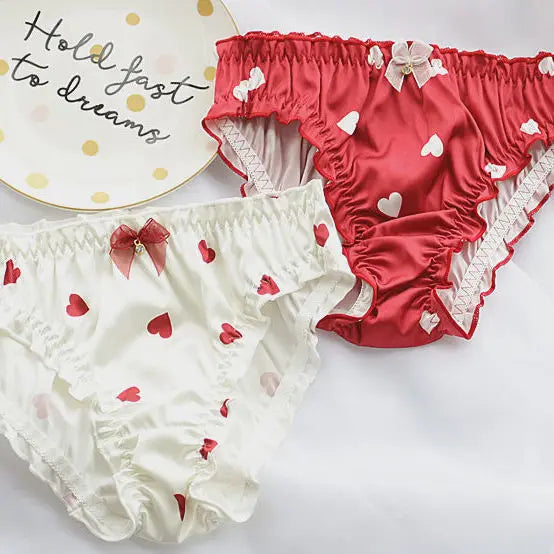 Dam BH Trådlös Bomull med Tryckmönster-3