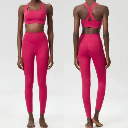Variant image for Dam Leggings Set Sportig Ärmlös Nylon Spandex-33