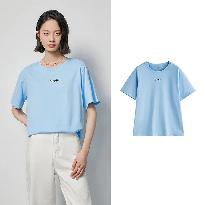 Variant image for Dam T-shirt Överdimensionerad Mjuk Bomull-16