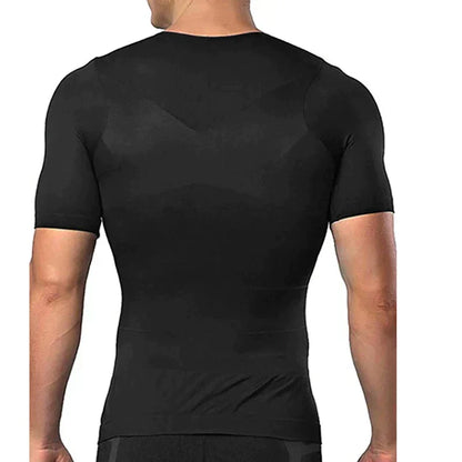 Sömlös Träningströja Herr i Andningsaktivt Material – Flexibel Fitness T-shirt för Optimal Rörelsefrihet 2