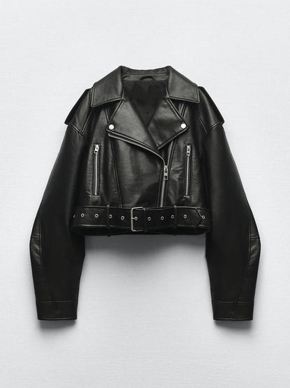 Variant image for Damjacka Vintage Stiljacka i Vegan Läder-6