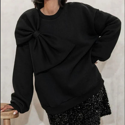 Variant image for Stickad Dam Tröja med Band Detaljer i Hög Kvalitet-6