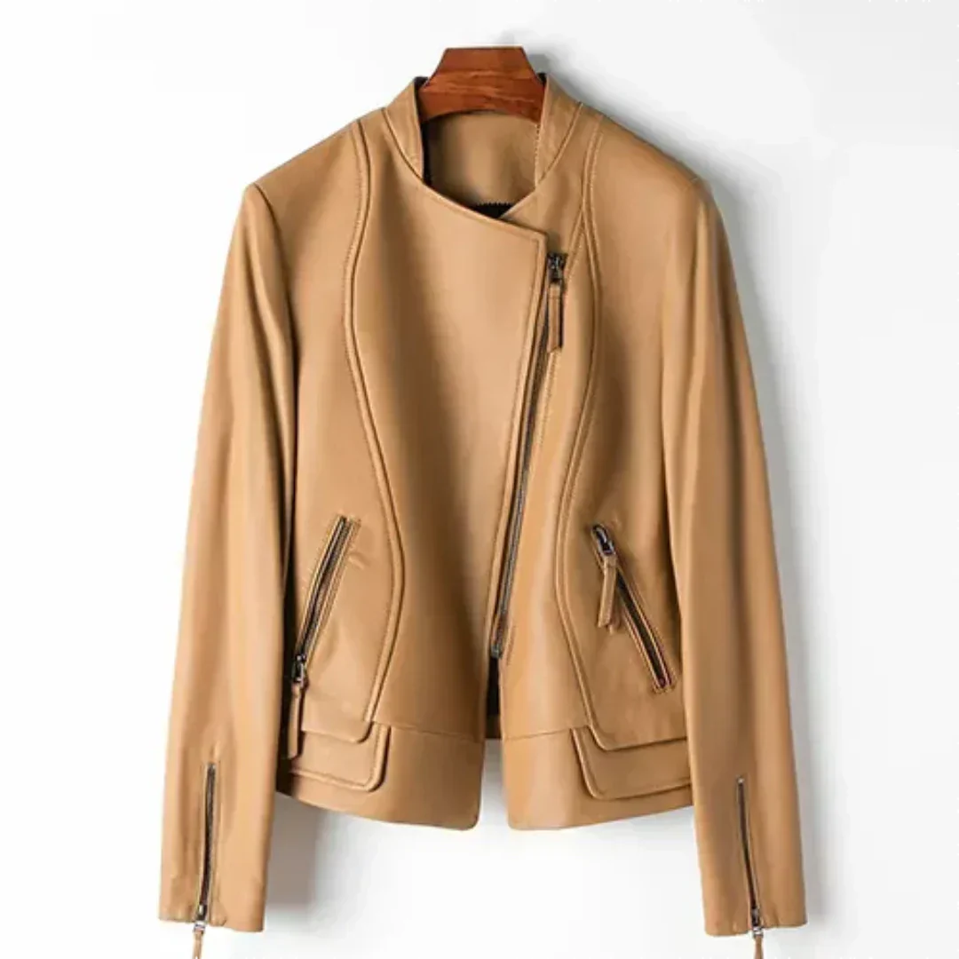 Dam Fleecejacka Med Dragkedja Mjuk För Vinter-1